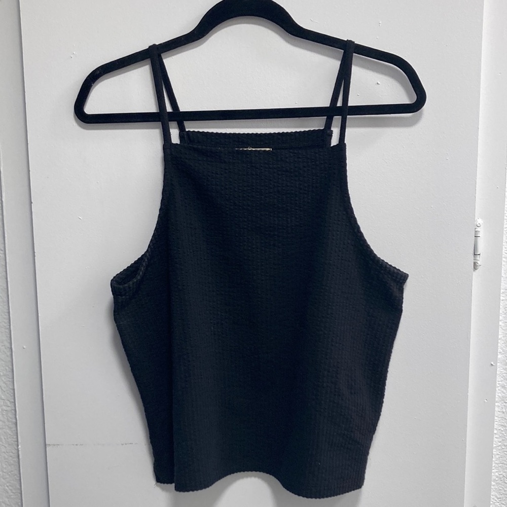 Madewell Seersucker Apron Tank Top